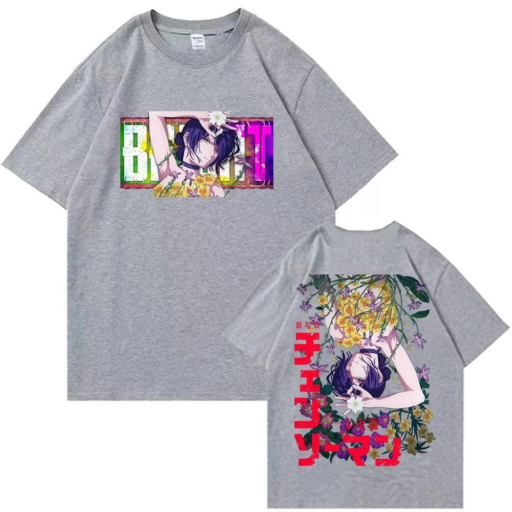 

Anime Chainsaw Man Reze Arc T-shirt Man Woman Harajuku Oversized Y2k Short Sleeve O-neck Casual Shirt Gift Female Male Clothing XXXL помаранчевий