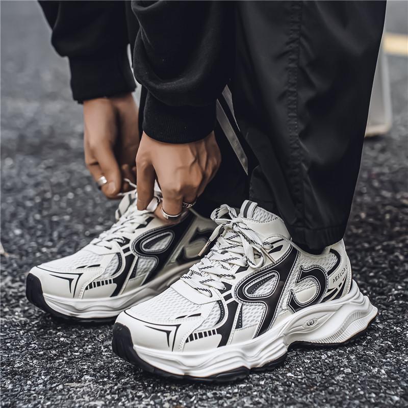 Fashion Men's Casual Sports Shoes Breathable Trends Mens Designer Sneakers Breathable Antiskid Cozy Jogging Tennis Shoes Tenis