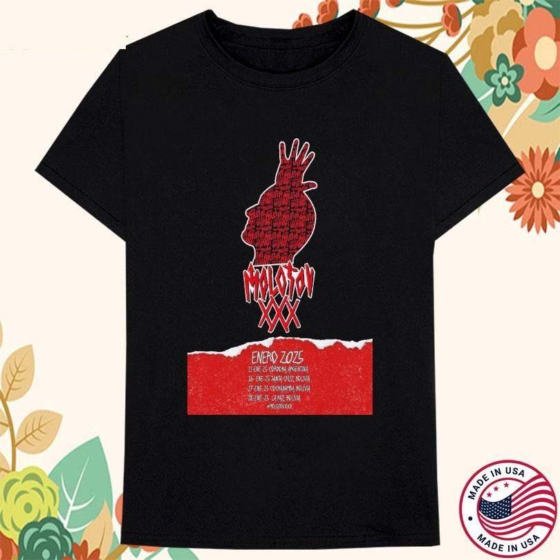 

Molotov Europe Tour 2025 Gift For Fan Cotton All Size T-Shirt LI1869 Unisex T-Shirt XL