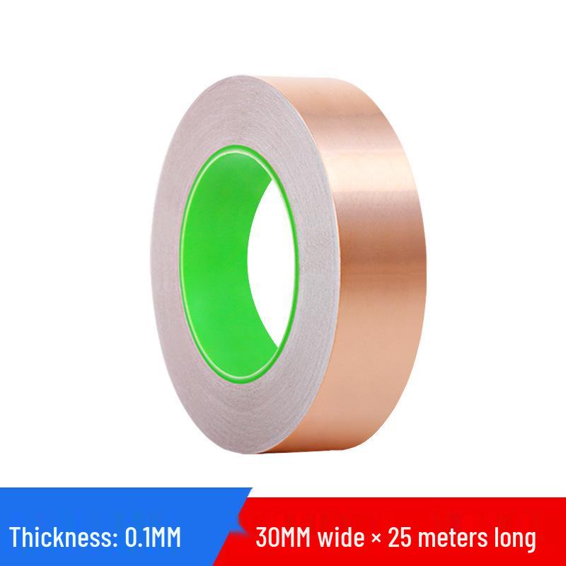 Double-Sided Conductive Copper Tape for Shielding, DIY Circuit Mods, Heat Dissipation, and Temperature Resistance