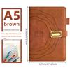 2026 Planner Organizers 365 Daily Pages Small Size PU Leather Cover Thick Linen Paper Suitable for Professional