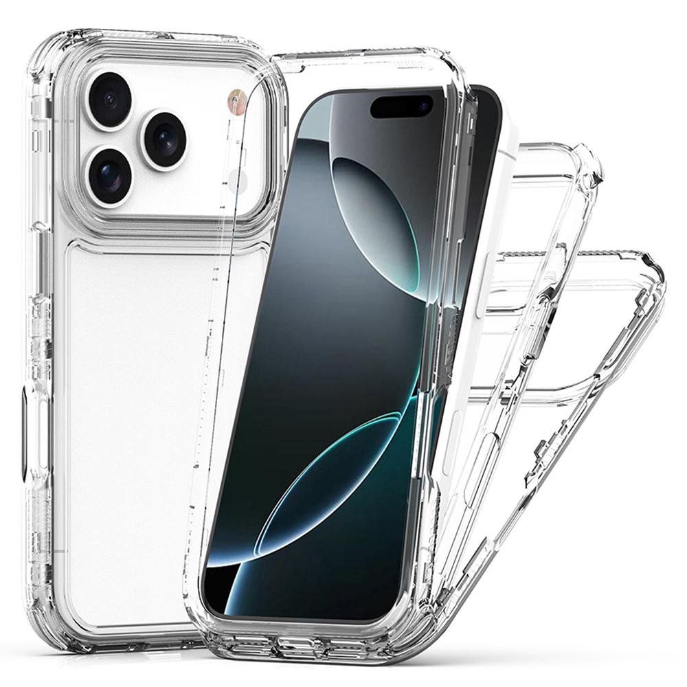 

For iPhone 17 Pro Phone Case Acrylic TPU Clear Mobile Cover A