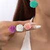 Simulation Rose Flower Stud Earrings, Sweet Temperament, Small and Fresh Handmade Girl Age-reducing Models, Exquisite