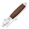 Wood Carving Knife Set with Square Handle - Includes Spooning, Chisel, Utility, and Detail Knives for Handmade Woodcraft.