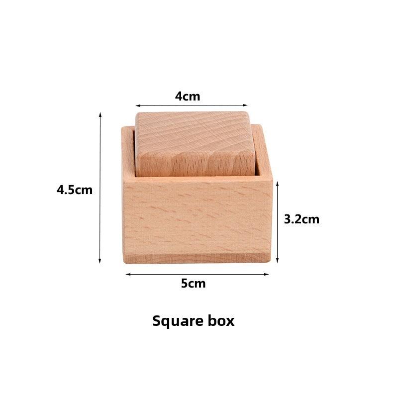 Montessori Wooden Baby Toy Set With Rattles And Shape Sorting For Toddler Play