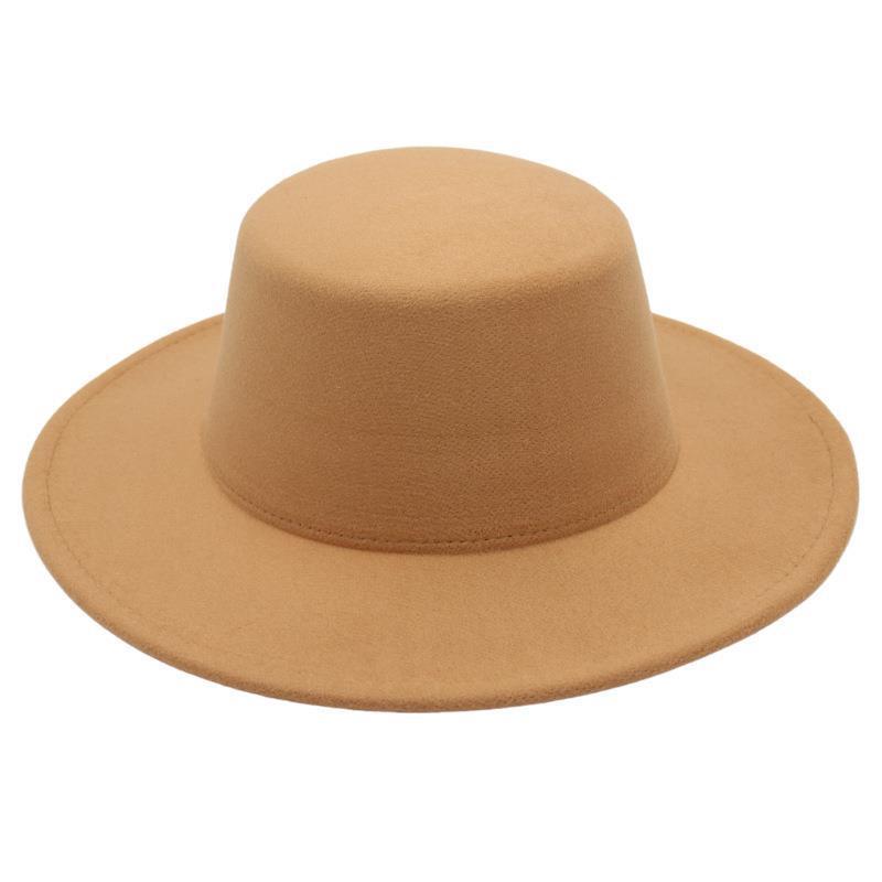 Classic British Flat Top Hat With Fabric For Retro Fashion And Outdoor Use