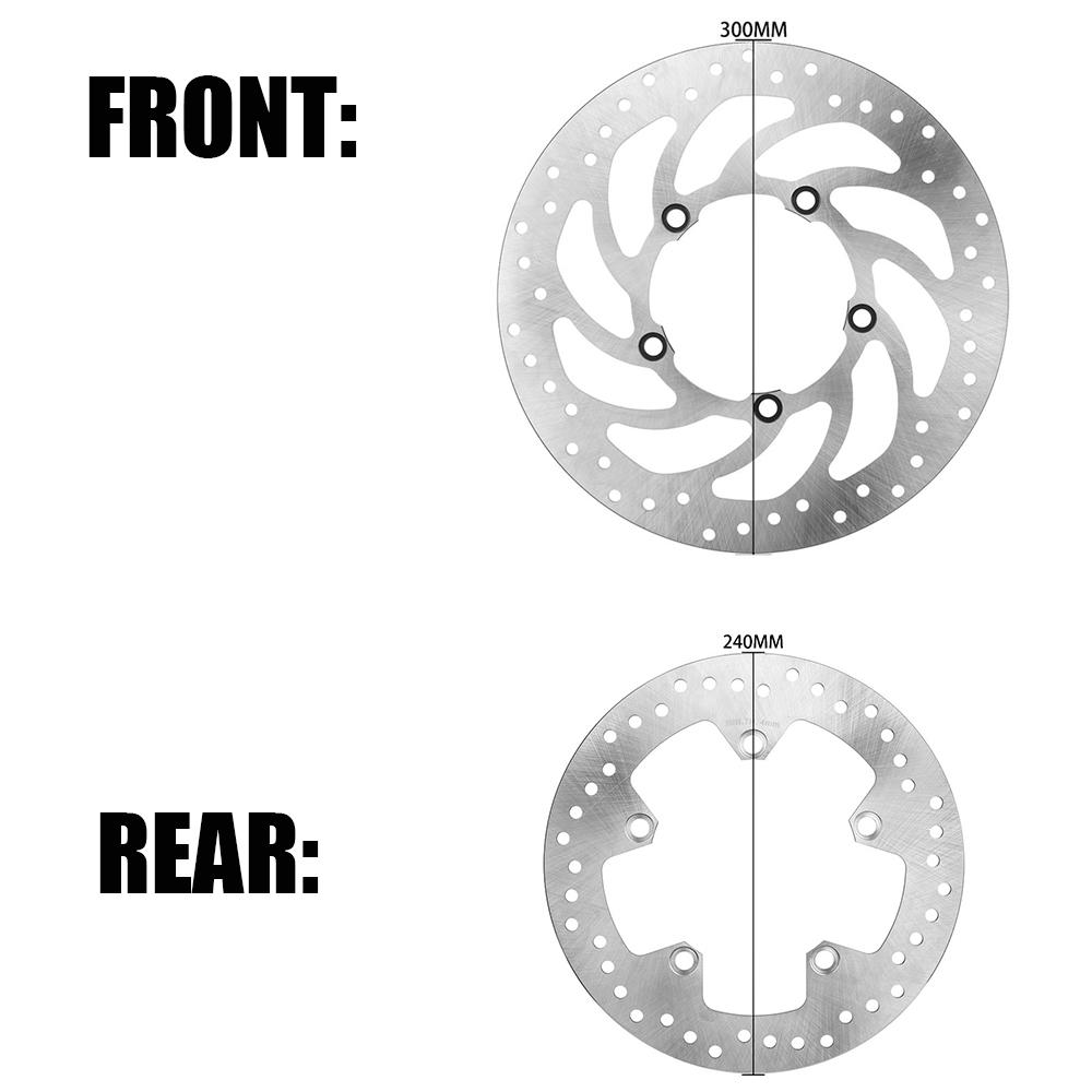 1 PC Motorcycle Rear Or Front Brake Disc Rotor For BMW G310GS G310R G310 GS G 310 R 2017 2018 2019-2021 GS310 Stainless Steel