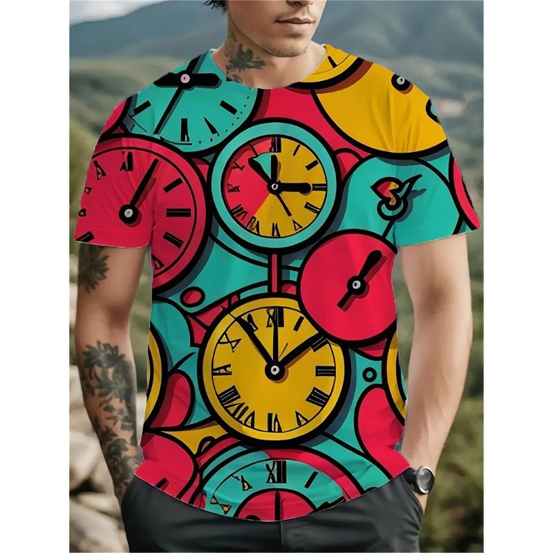 New Funny Fat Cat Printed Men's T Shirt Short Sleeve Unisex Summer Leisure Tees Animal 3D Print Fashion Crew Neck Cute Clothing