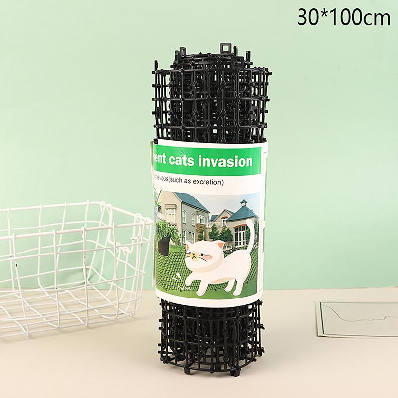 Garden Cat Scat Repellent Mat Prickle Strips Anti Cat Net Spike Deterrent Keep Cat Dog Away Digging Climbing Pets Supplies