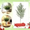 Artificial Green Pine Branches for Christmas Decor - Perfect for Vases, Home, Bedroom, and Living Room Arrangements