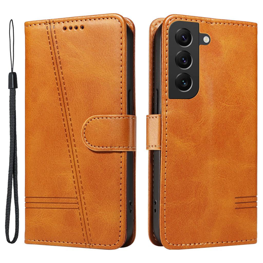 Pro Samsung Galaxy S21 FE 5G Pouzdro Ražba Vzory Peněženka Kožený Kryt na Telefon