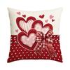45*45cm Valentine's Day Cushion Cover Pink Red Decorative Pillowcase Love Pattern Valentine's Day Pillow Cover Headboard Pillow
