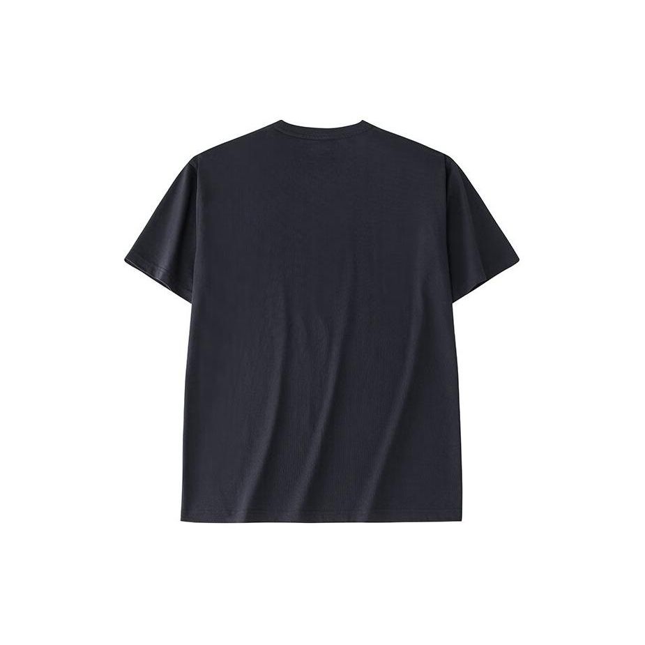 Anta Basketball Serie Buchstaben Rundhals Pullover Kurzarm T-Shirt Herren Oberteile Basic-Schwarz 152421167-4