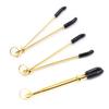 1 Pair Feather Metal Bells Nipple Clamps SM Nipple Ring Flirting Teasing Sex toys Bondage Kit Slave Bdsm Girl Exotic Accessories