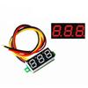 0.28Ultra-Small Digital Voltmeter Digital Display Adjustable Three LineDC0-100V Battery Voltage Meter