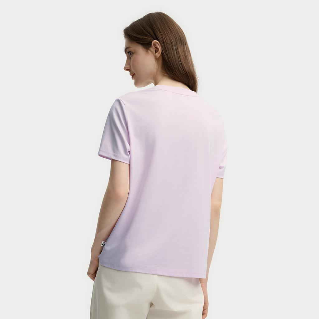 New FILA HERITAGE T Shirt Women's Frost Purple F11W538113FVT