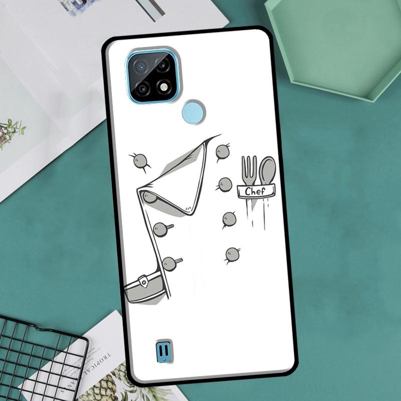 Baking Cook Chef For OnePlus 10 Pro 9 Pro 8T 9R Nord2 Case For Realme 9 8 Pro 8i 9i C35 GT Neo 2 3 Master