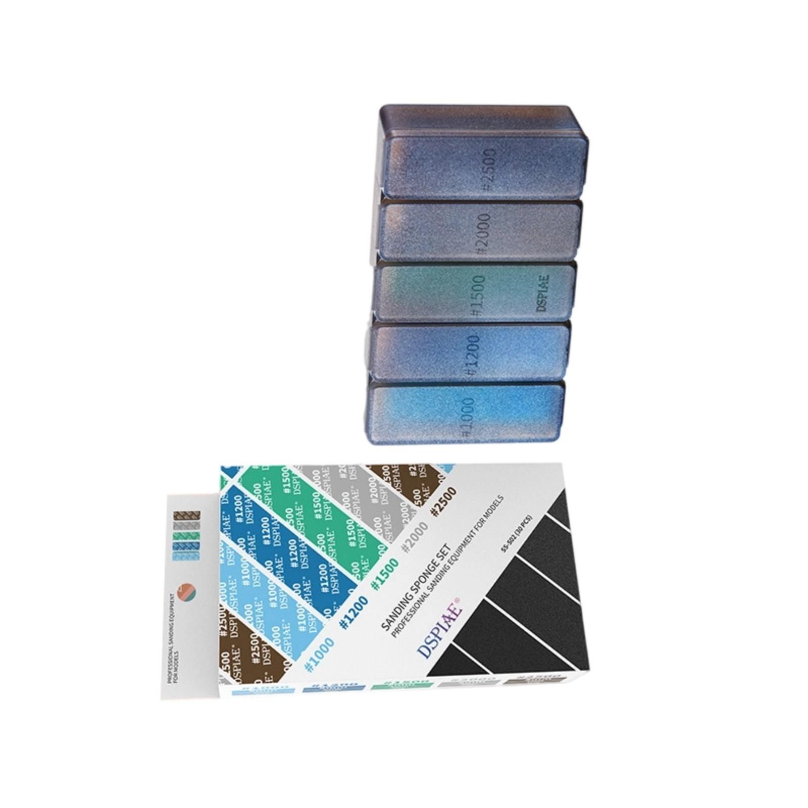 

Pack of 30 Sponge Sanding Pads for Military Model GK Curved Surface Grinding with Multiple Grits from 180 to 2500 B