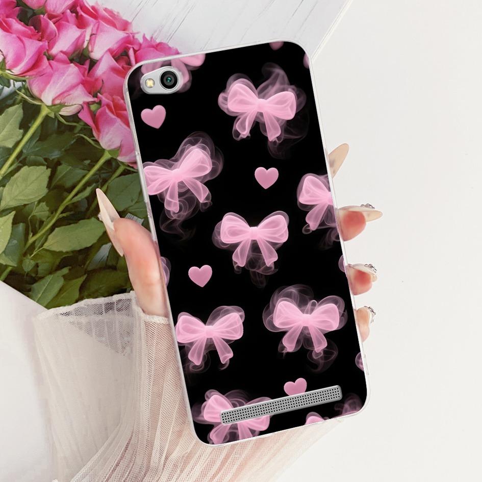 For Cover Xiaomi Redmi 4A 5A 4 4X Go Phone Case Popular Butterfly Flower Soft Slim Silicone Back Cover For Redmi4a Redmi4x Shell
