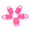 D5 5Pcs/Set Pacifier Shaped Pet Dogs Teether Cat Teething Sounding Interactive Chew Toy Puppy Rubber Toy Tooth Grinding Pacifier