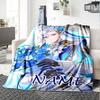 Customizable Genshin Impact1 Throw Blanket – Personalized Name, All-Season Cozy Snug Blanket, Machine Washable, Personalized Blanket