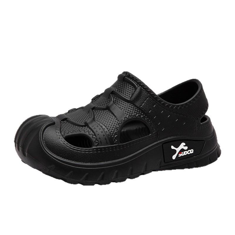 2025 summer new fashion sandals men's driving outdoor breathable hollow hole shoes travel wading beach shoes