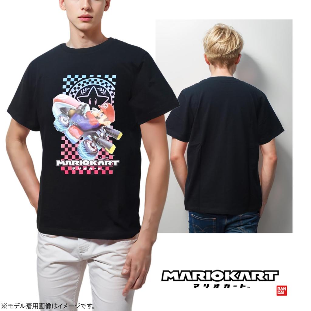 Fine Plus Short Sleeve Mario Kart 3D Racing Character T-Shirt