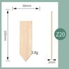 20PCS Bamboo Stake Plant Labels Eco-Friendly Plant Signage Card Tags Garden Markers For Potted Herbs Flowers Vegetables Tools