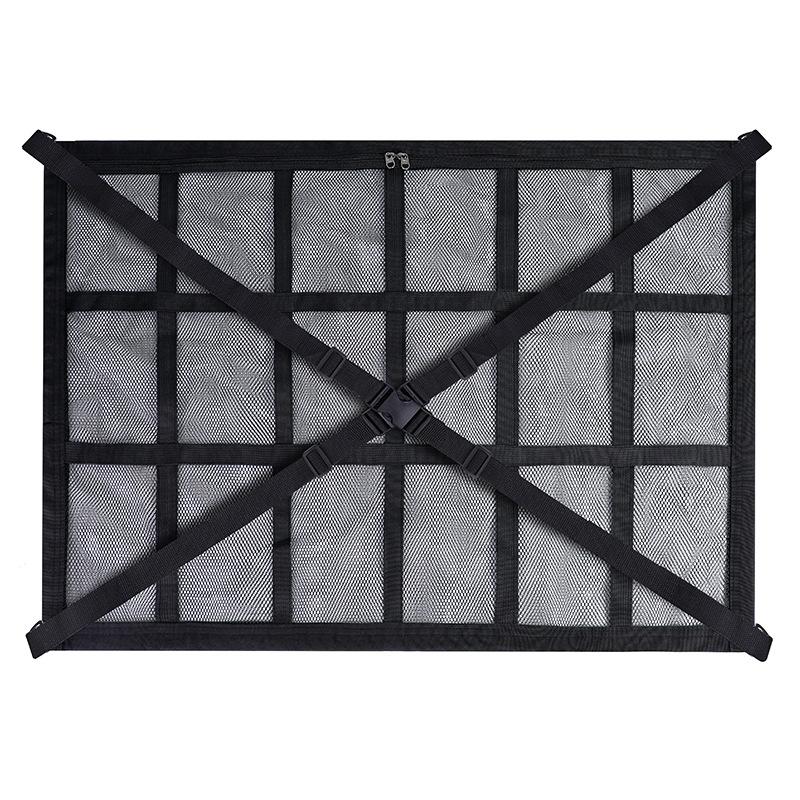 Car Ceiling Cargo Net Strong Load-Bearing Mesh Car Roof Storage Organizer Car Ceiling Net Storage For SUV Long Trip Camping