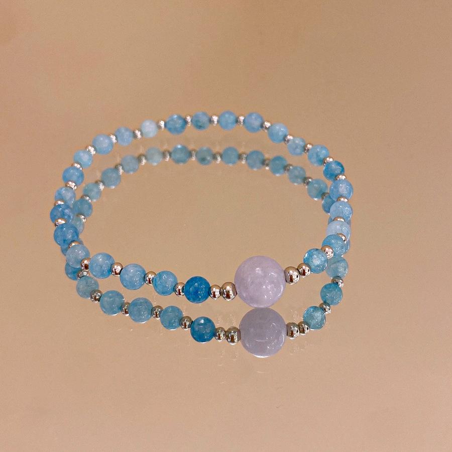 Crystal Butterfly Beaded Bracelet Women's Light Luxury Girlfriend Gift Birthday Bracelet High Value Student Party Exquisite Jewelry