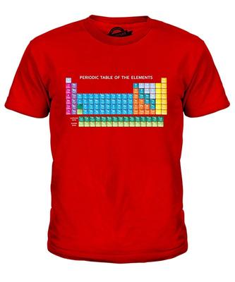 Tableau périodique des éléments unisexe T-shirt à manches courtes été Cool graphique T décontracté