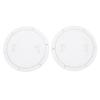 2PCS 6 Inch Boat Round Inspection Deck Plate with Detachable Cover for Marine Yacht White