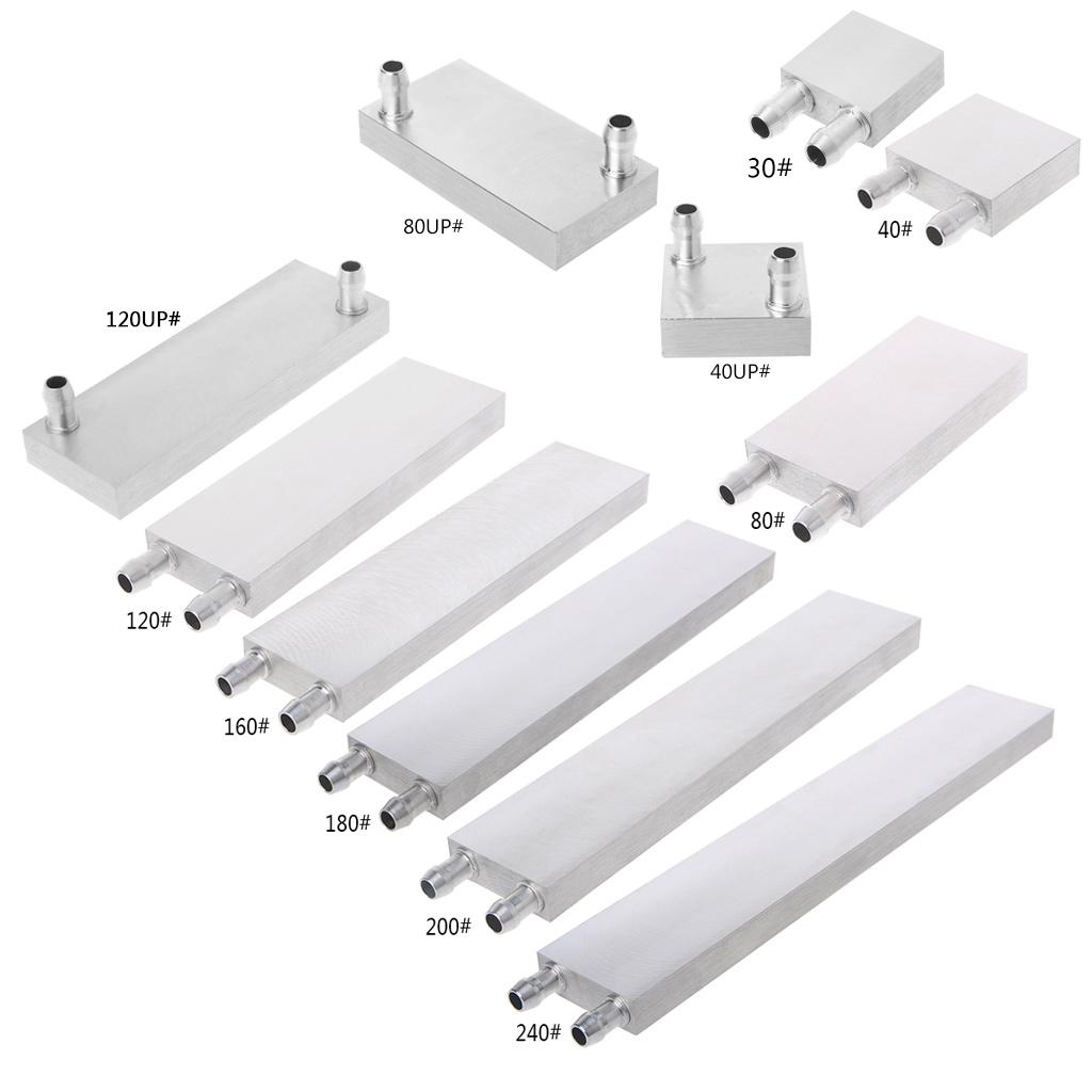 Aluminum Water Cooling Block Heat Sink System For Miner Machine Standard Water Cooling Blocks 40x120mm 40x80mm 40x160mm