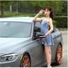 2 Pieces Rearview Mirror Cover Cap Carbon Black Compatible With BMW Series 1 2 3 4 X M 220i 328i 420i F20 F21 F22 F23 F30 F32 F33 F36 X1(Carbon fiber