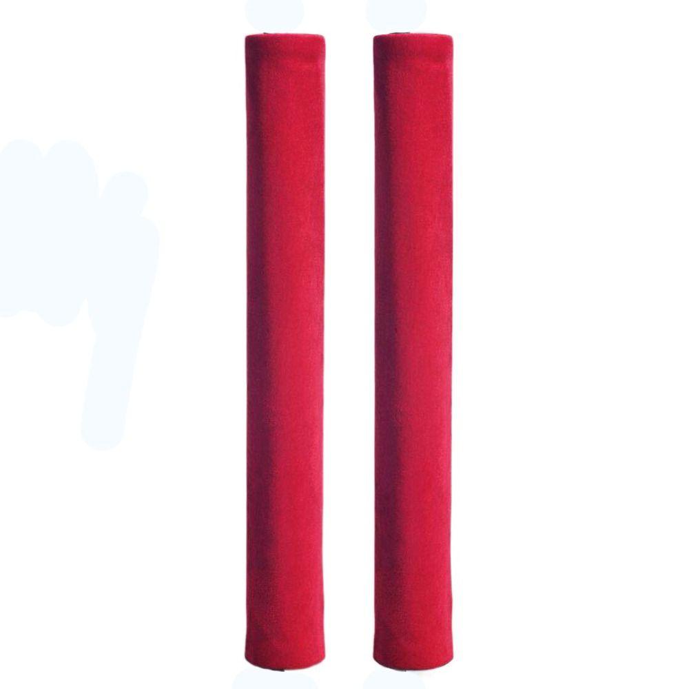 

2PCS Anti-static Refrigerator Door Knob Cover Velvet Cloth Oven Doorknob Cover Household красный