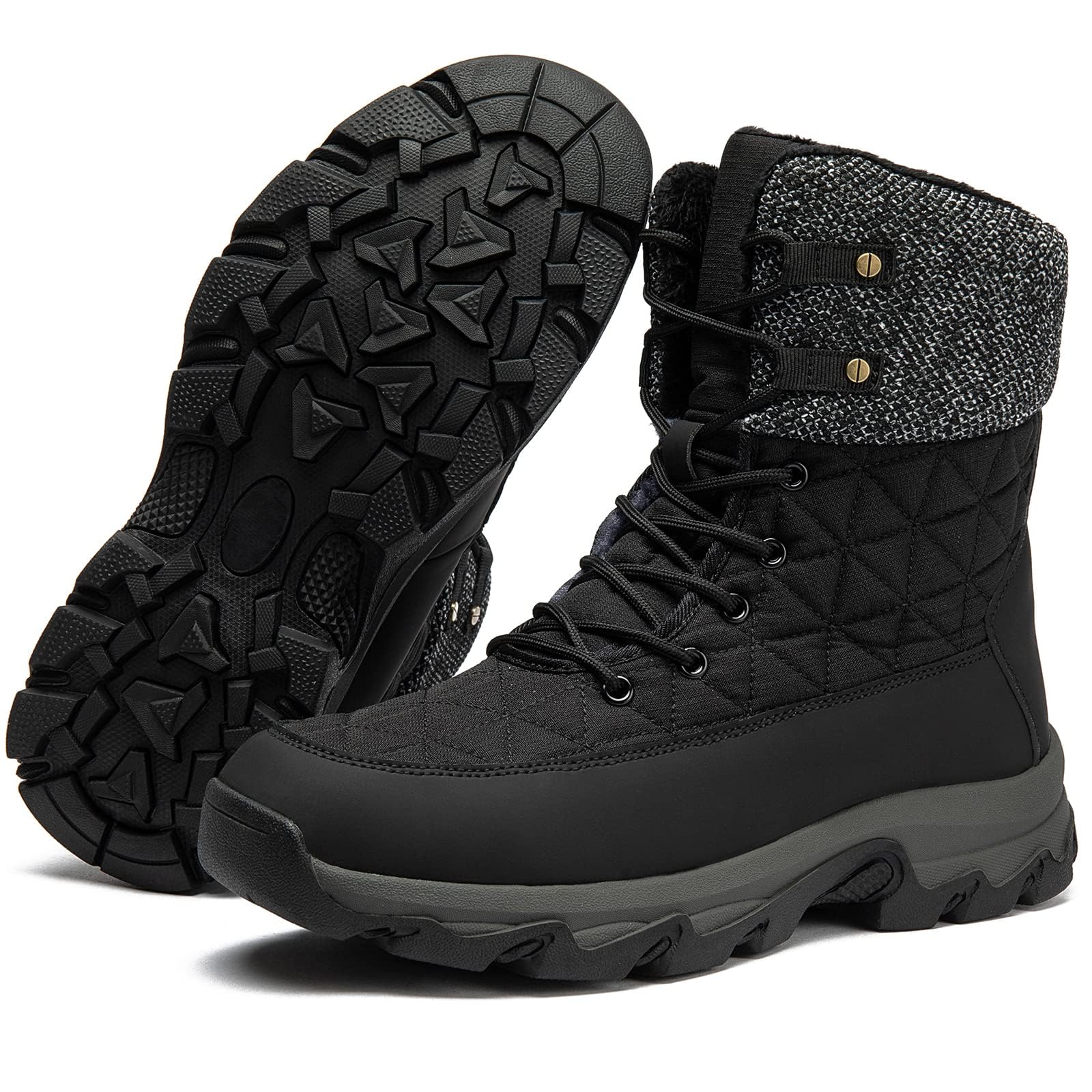 

NEARDREAM Снежная Холодная Погода Снег Зима Пеший Туризм Boa Толстый Размер Мужские Ботинки, Обувь, Ботинки, Ботинки, Подкладка, Высокий Верх, На Открытом Воздухе, Хоккайдо, Нескользящие,