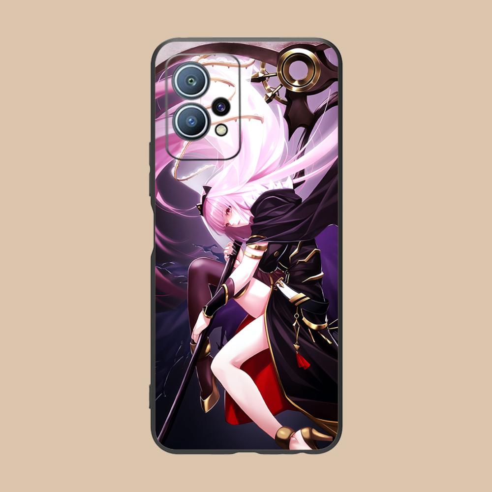Holo Mori Calliope Matte TPU Mobile Phone Case for Huawei P60 P50 P40 P30 P20 P10 P9 P8 Pro Lite Plus Colorful Printing Cover