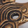 Used F524 Brooch Viking Ship Gold Color Design Costume Jewelry
