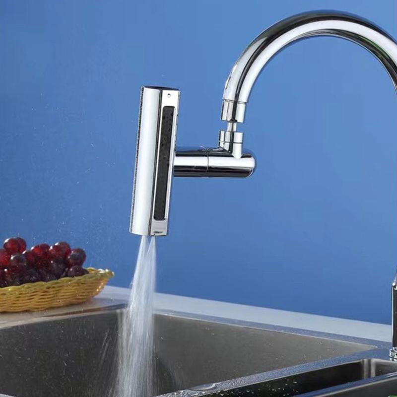 Kitchen Tap Spray Head 360 Swivels Spouts Faucet Extender Kitchen Sink Tap Spray Head Tap Aerator Large Area Replacement