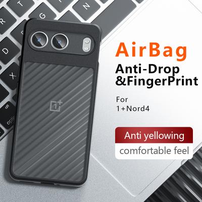 Capa de telefone acrílica à prova de choque fosca para Oneplus Nord 4 5G One Plus Nord4 Capa de proteção de para-choque de PC rígido transparente para 1+nord 4 Shell
