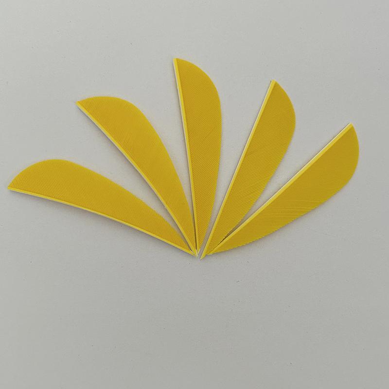 50Pcs Arrows 2.5Inch Turkey Feathers Fletching with Parabolic Water Drop RW Archery Feather for Hunting Bow Arrow Accessories 5