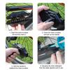 Durable ABS Bike Chain Scrubber 15×7×2.6cm Black Cycling Chain Scrubber Chain Cleaning Tool Cycling Maintenance