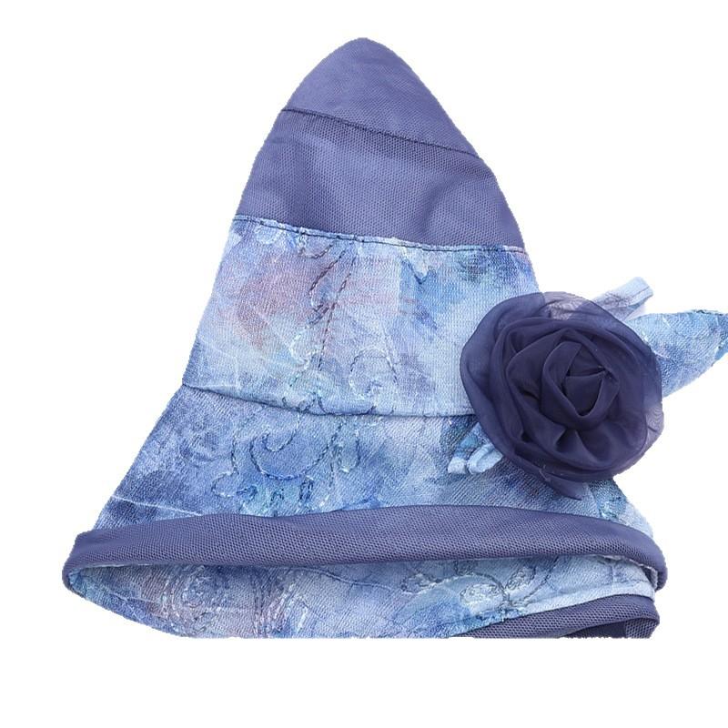 Summer Hats For Women Flower Thin Bucket Hat Breathable Casual Sun Hat Sunshade Sunhat Mother Gift