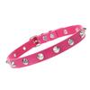 DIEZI Punk PU Leather Clavicle Necklace For Women Vintage Harajuku Gothic Pointed Rivet Choker Torques Necklace Men Jewelry