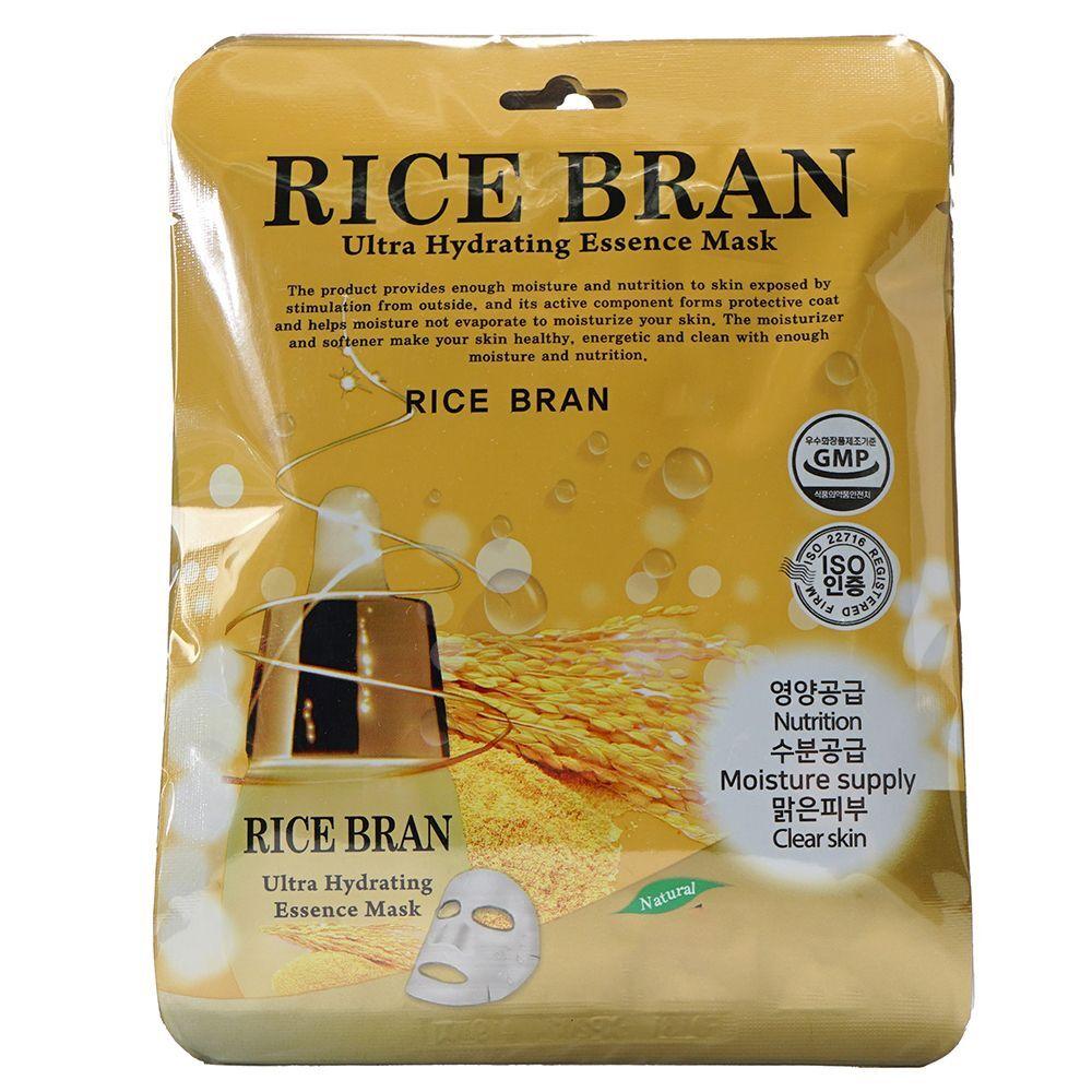 SHCNMQCJ provides comfort to the skin. 10 sheets of essence rice bran mask pack.