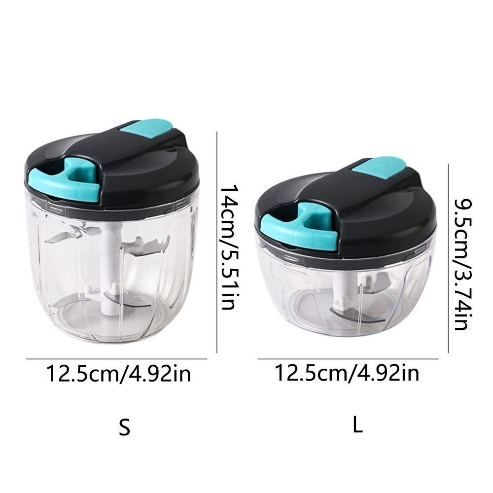 Multi-function Hand Pull String Garlic Chopper Portable Manual Food Mincer Wear-proof Anti-slip Base Vegetable Cutter Onion