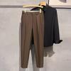 New Nine-point Straight Trousers, Loose Men's High-end Non-ironing Business Work Suit Pants, Casual Pants for Men