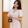 Heart-Shaped Chain Square Bag: Cute 2023 Spring Korean Crossbody Handbag for Women