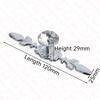 KAK Gold Diamond Crystal Glass Cabinet Knobs and Handles Cupboard Door Pulls Zinc Alloy Kitchen Handle Furniture Door Hardware