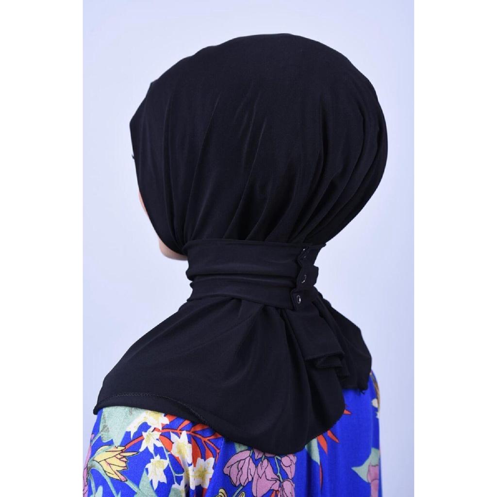 Czarny szalik Snap, pasujący do basenu i morza